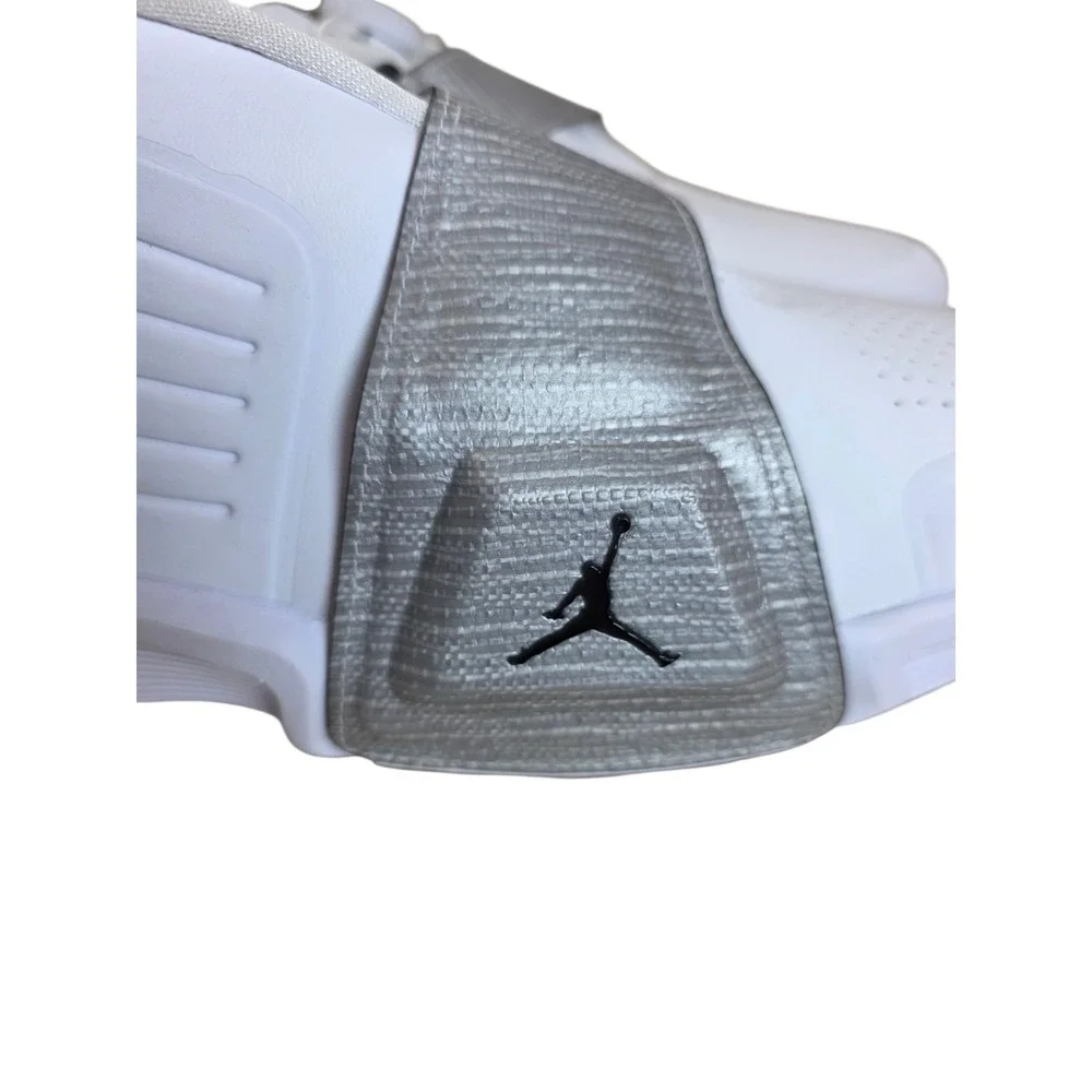 Jordan Air Rev Golf Shoes White Metallic Silver Men's 10 FV6338-100
